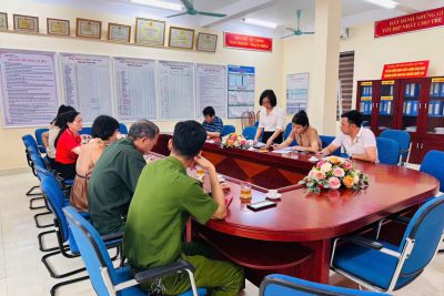 TRƯỜNG MẦM NON DUY MINH ĐÓN ĐOÀN KIỂM TRA LIÊN NGÀNH CÔNG TÁC ĐẢM BẢO VỆ SINH AN TOÀN THỰC PHẨM CỦA ỦY BAN NHÂN DÂN PHƯỜNG DUY HÀ